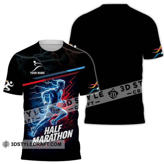 Unisex Shirt - Custom Half Marathon 3D Shirt style option 2