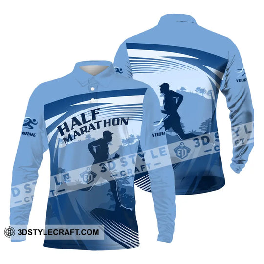 Unisex Shirt - Custom Half Marathon Run 3D Shirt style option 4