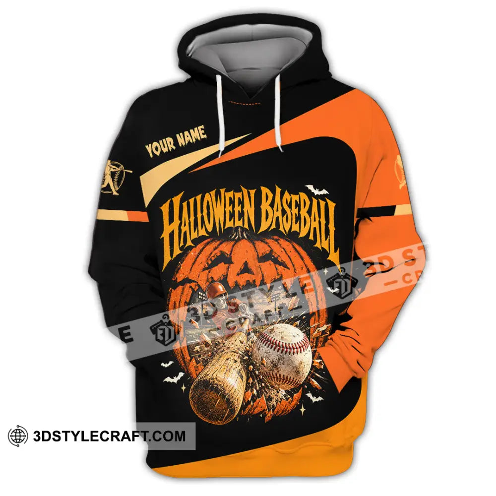 Unisex Shirt - Custom Halloween Baseball Shirt - Hoodie / S - T-shirt