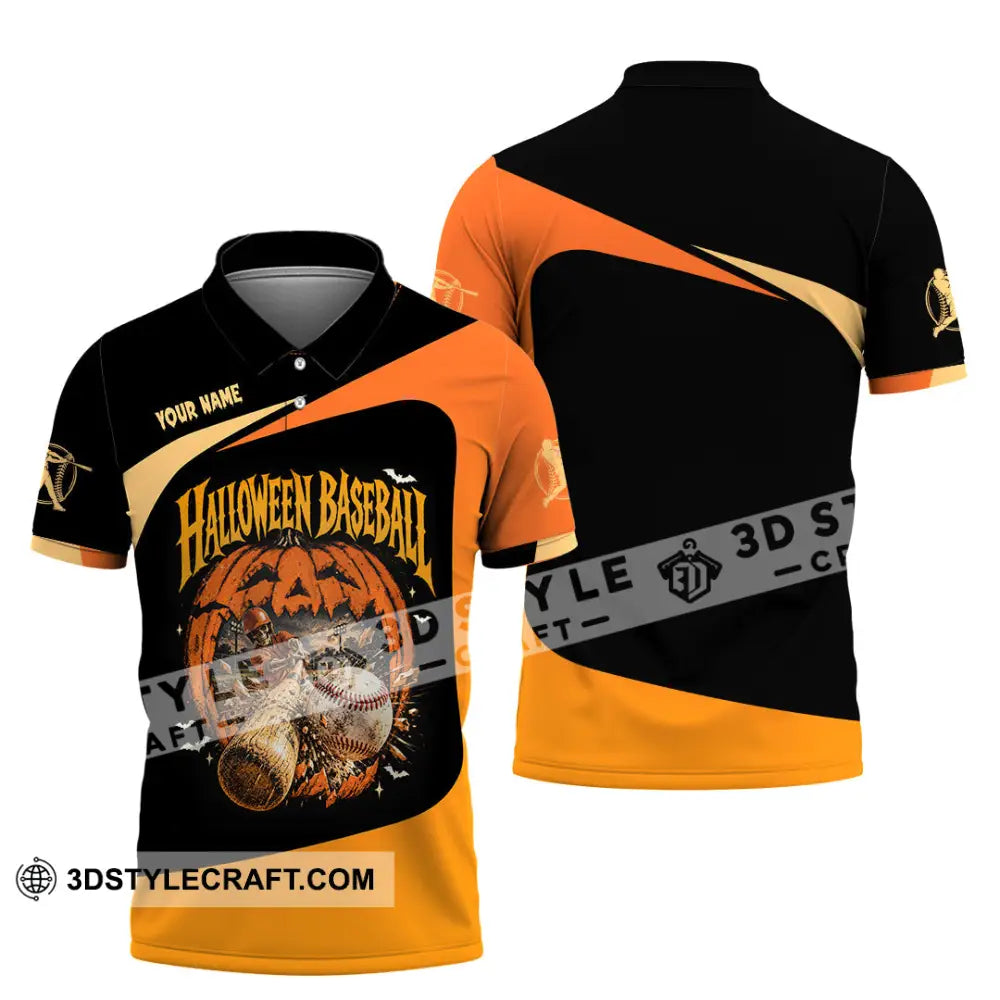 Unisex Shirt - Custom Halloween Baseball Shirt - Polo Shirt / S - T-shirt