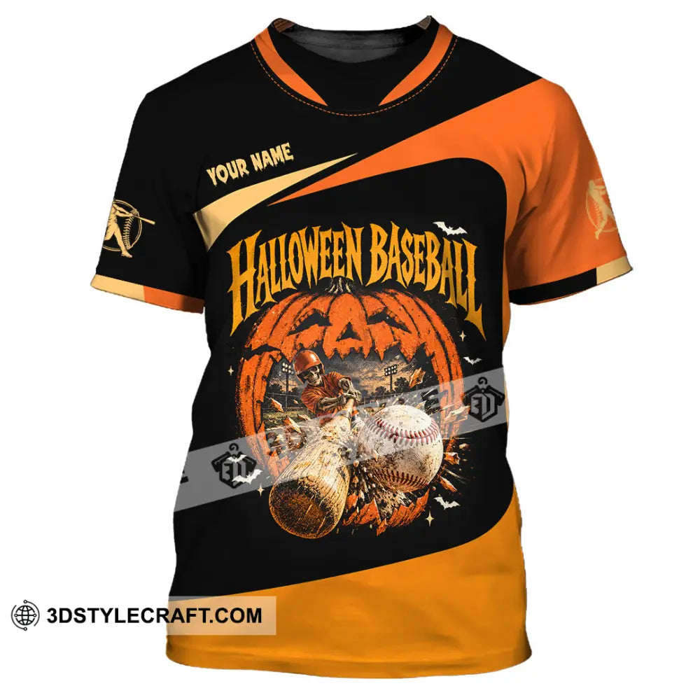 Unisex Shirt - Custom Halloween Baseball Shirt - T-Shirt / S - T-shirt