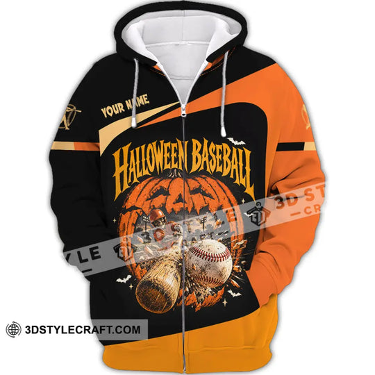 Unisex Shirt - Custom Halloween Baseball Shirt style option 3