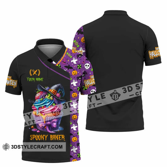 Unisex Shirt - Custom Halloween Spooky Baker Shirt style option 2