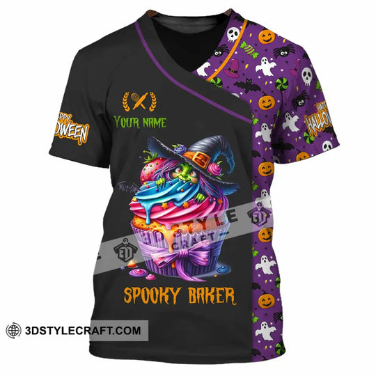 Unisex Shirt - Custom Halloween Spooky Baker Shirt style option 4