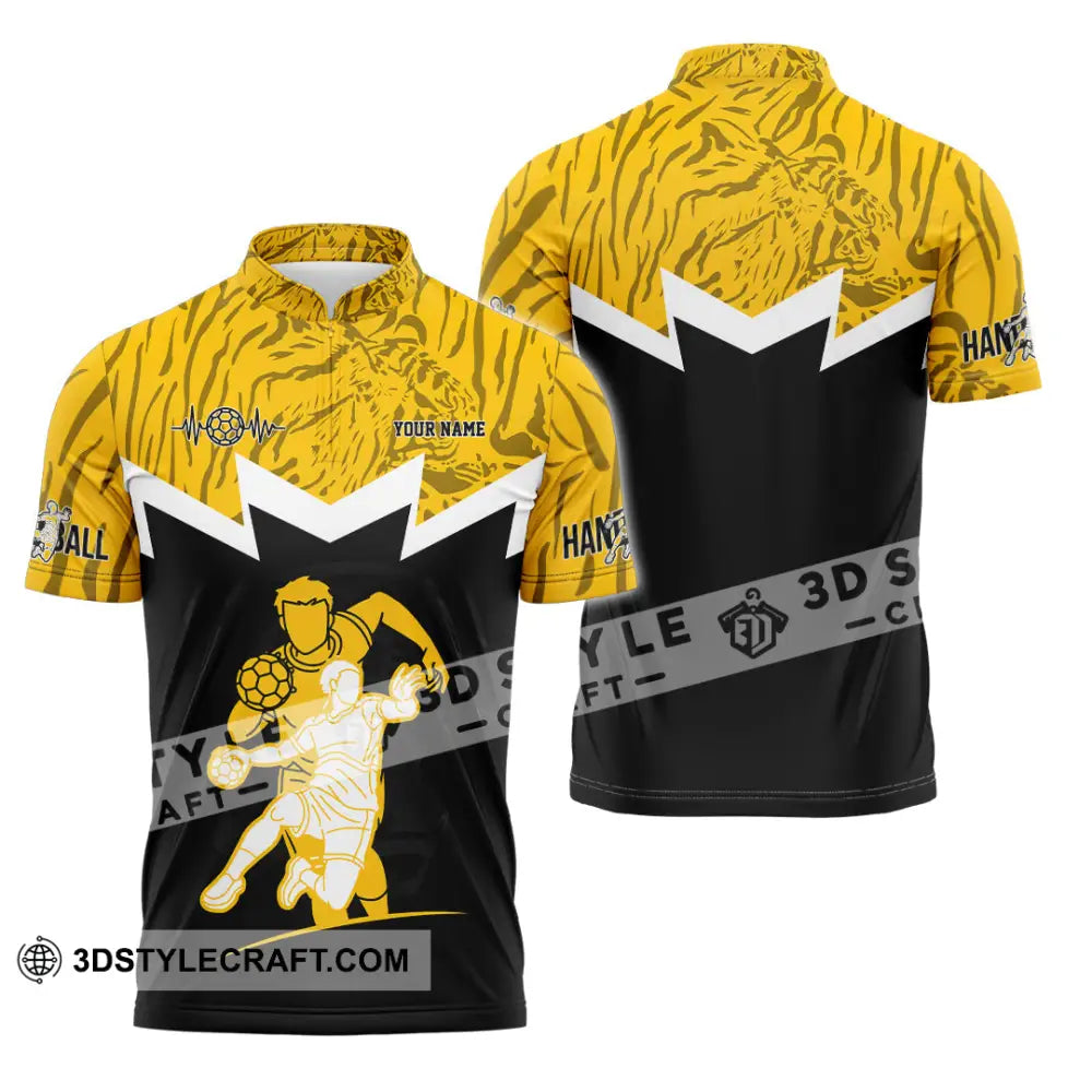 Unisex Shirt Custom Handball Shirt Zipper Polo Shirt / S T shirt