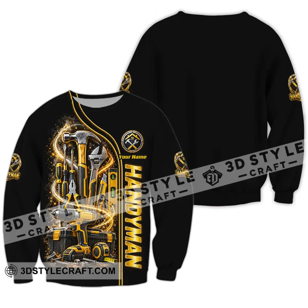 Unisex Shirt - Custom Handyman Shirt - Long Sleeve / S - T-shirt