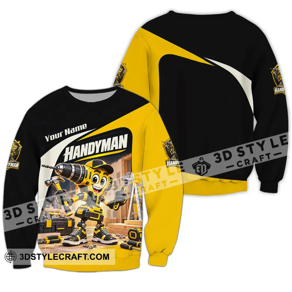 Unisex Shirt - Custom Handyman Shirt - Long Sleeve / S - T-shirt