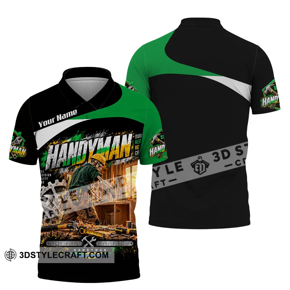 Unisex Shirt - Custom Handyman Shirt - Polo Shirt / S - T-shirt