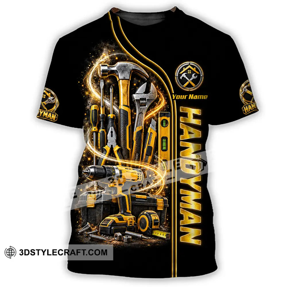Unisex Shirt - Custom Handyman Shirt - T-Shirt / S - T-shirt