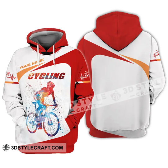 Unisex Shirt - Custom Heartbeat Cycling Lover Shirt style option 3