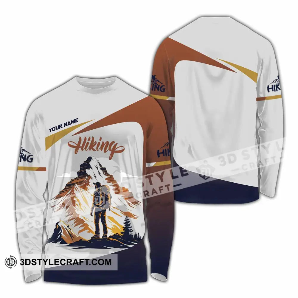 Unisex Shirt - Custom Hiking Shirt Long Sleeve Shirt / S T-shirt