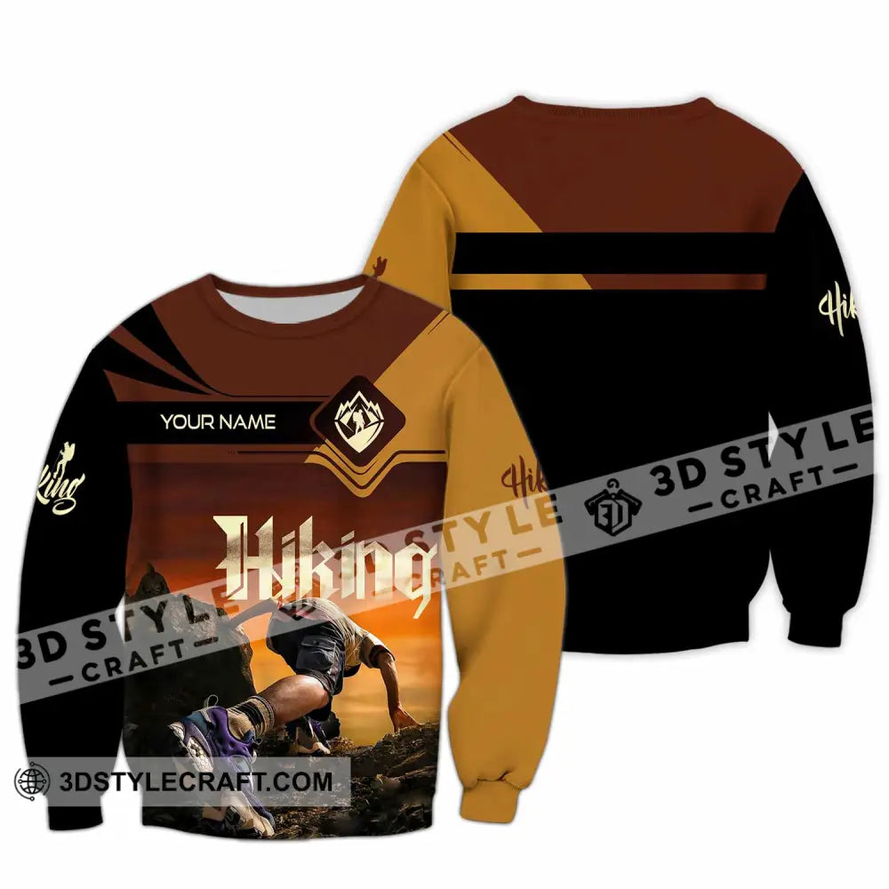 Unisex Shirt Custom Hiking Lover Shirt Long Sleeve / S T shirt