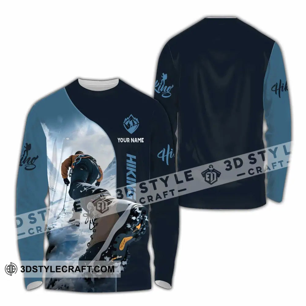 Unisex Shirt Custom Hiking Lover Shirt Long Sleeve Shirt / S T shirt