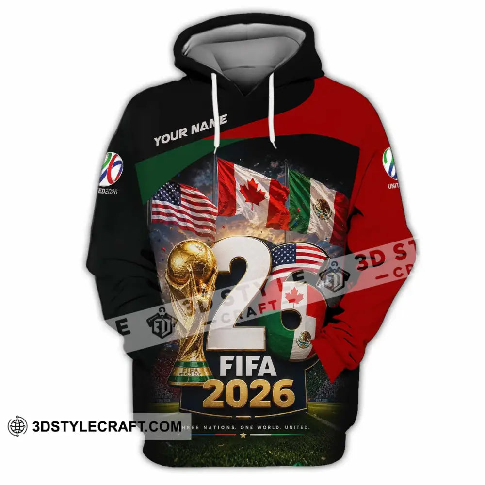 Unisex Shirt - Custom World Cup 2026 Shirt - Hoodie / S - T-shirt
