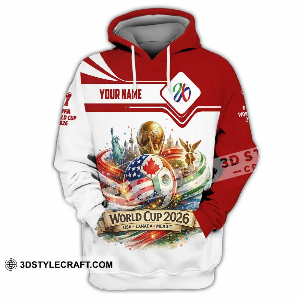 Unisex Shirt - Custom World Cup 2026 Shirt - Hoodie / S - T-shirt