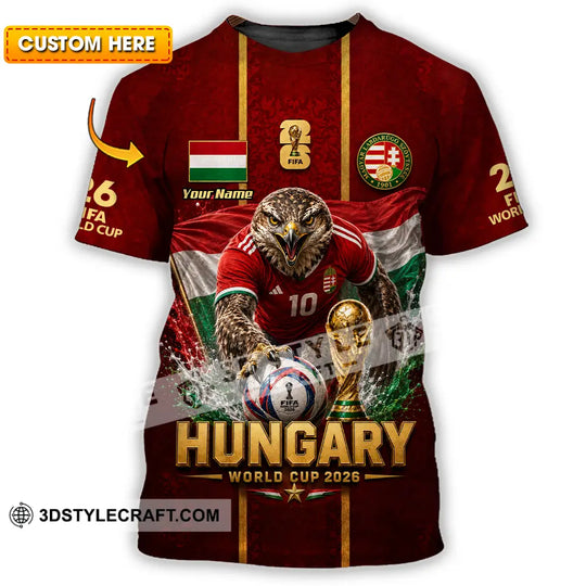 Unisex Shirt - Custom Hungary World Cup 2026 Shirt style option 1
