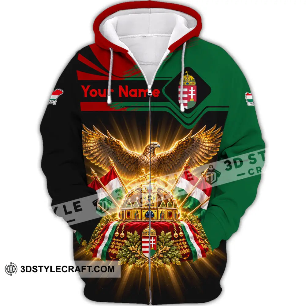 Unisex Shirt - Custom Hungary Shirt - Zipper Hoodie / S - T-shirt