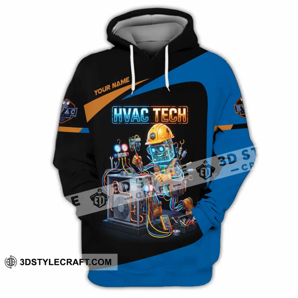 Unisex Shirt - Custom HVAC Tech Shirt - Hoodie / S - T-shirt