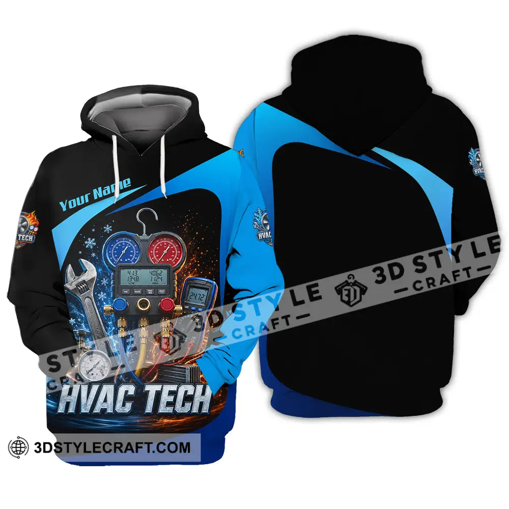 Unisex Shirt - Custom HVAC Tech Shirt - Hoodie / S - T-shirt