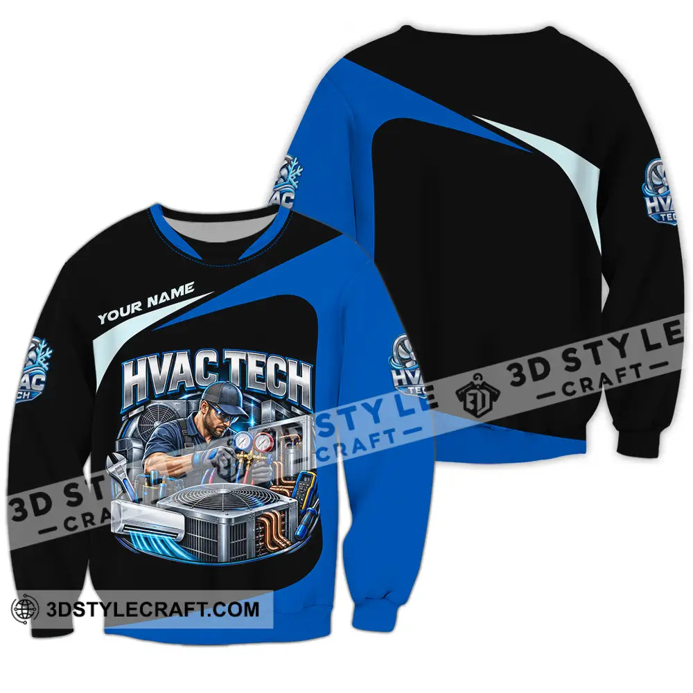 Unisex Shirt - Custom HVAC Tech Shirt - Long Sleeve / S - T-shirt