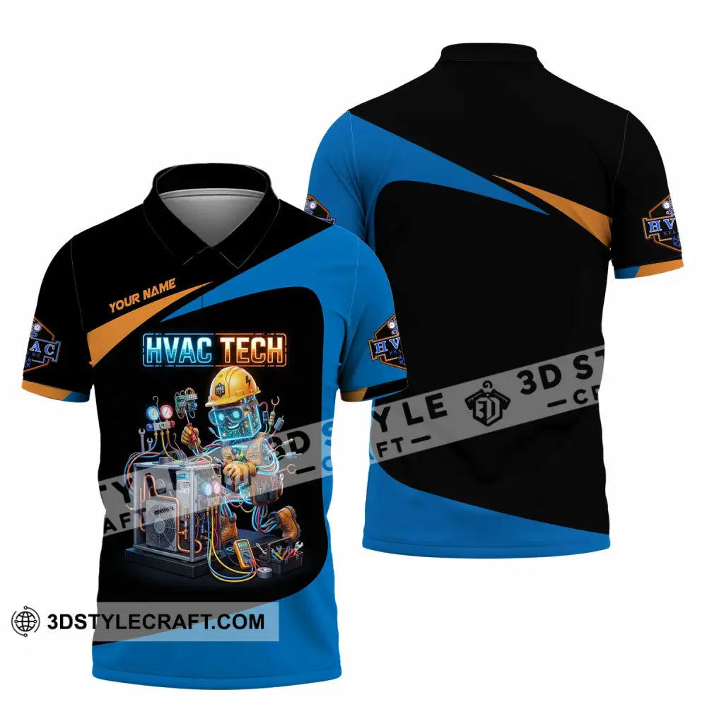 Unisex Shirt - Custom HVAC Tech Shirt - Polo Shirt / S - T-shirt