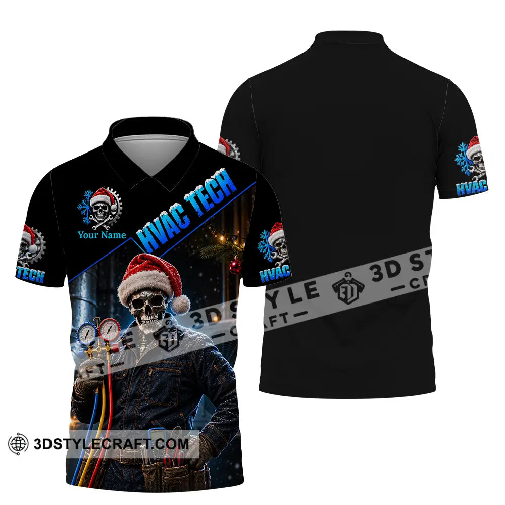 Unisex Shirt - Custom HVAC Tech Shirt - Polo Shirt / S - T-shirt
