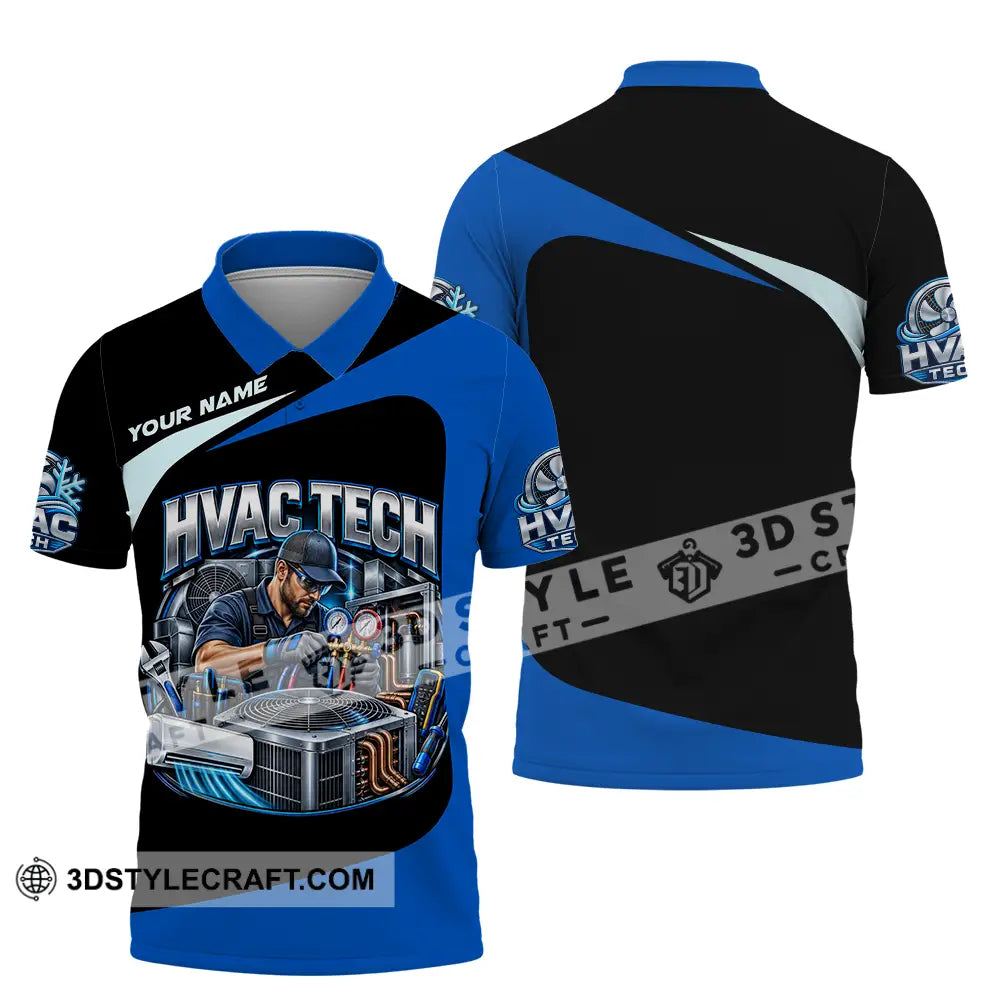 Unisex Shirt - Custom HVAC Tech Shirt - Polo Shirt / S - T-shirt