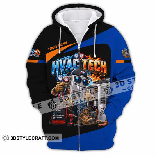 Unisex Shirt - Custom HVAC Tech Shirt style option 4