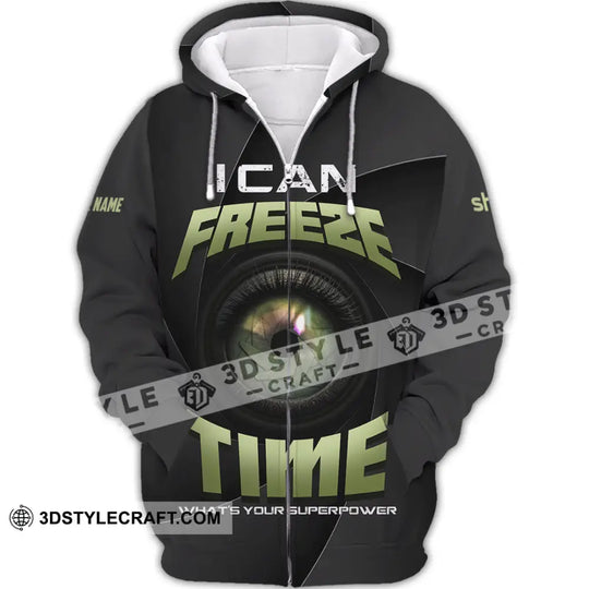 Unisex Shirt - Custom I Can Freeze Time Shirt style option 3