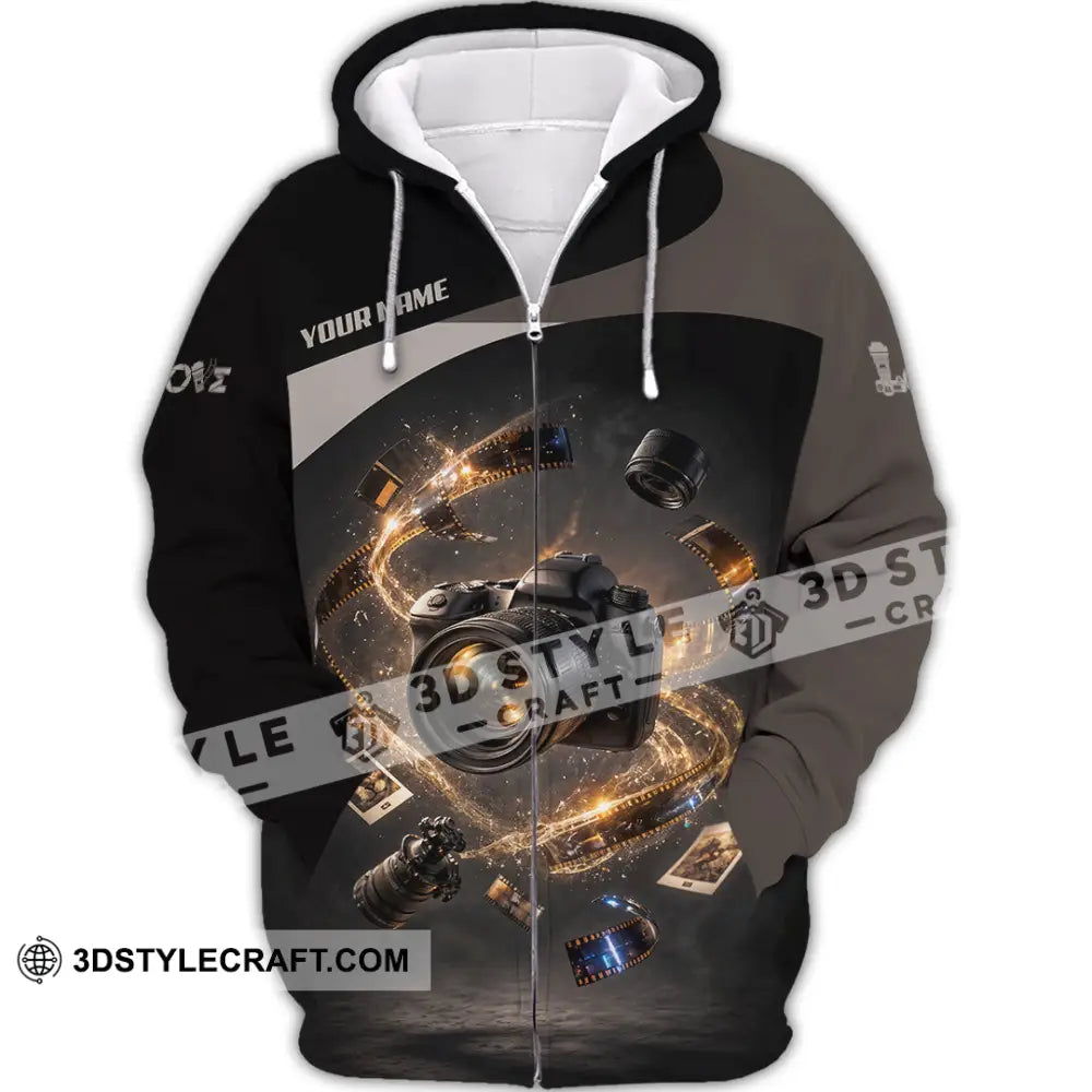 Unisex Shirt - Custom I Can Freeze Time Shirt - Zipper Hoodie / S - T-shirt