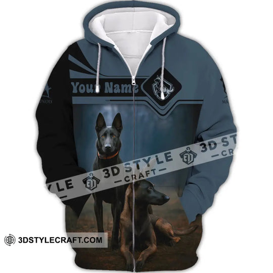 Unisex Shirt - Custom I Love My Belgian Malinois, Pet Lover Shirt style option 2