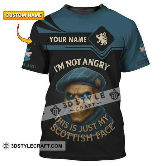 Unisex Shirt Custom I’m Not Angry This Is Just My Scottish Face Shirt T shirt