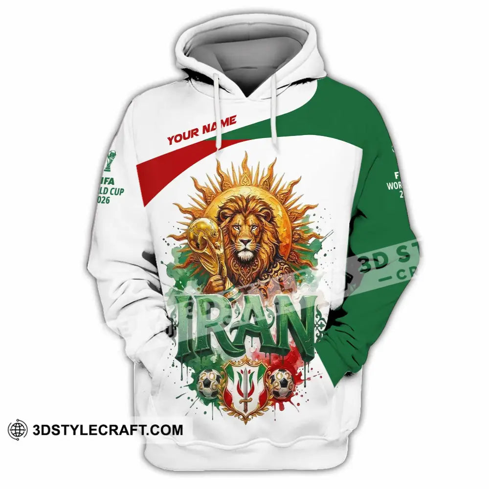 Unisex Shirt - Custom Iran World Cup 2026 3D Shirt - Hoodie / S - T-shirt