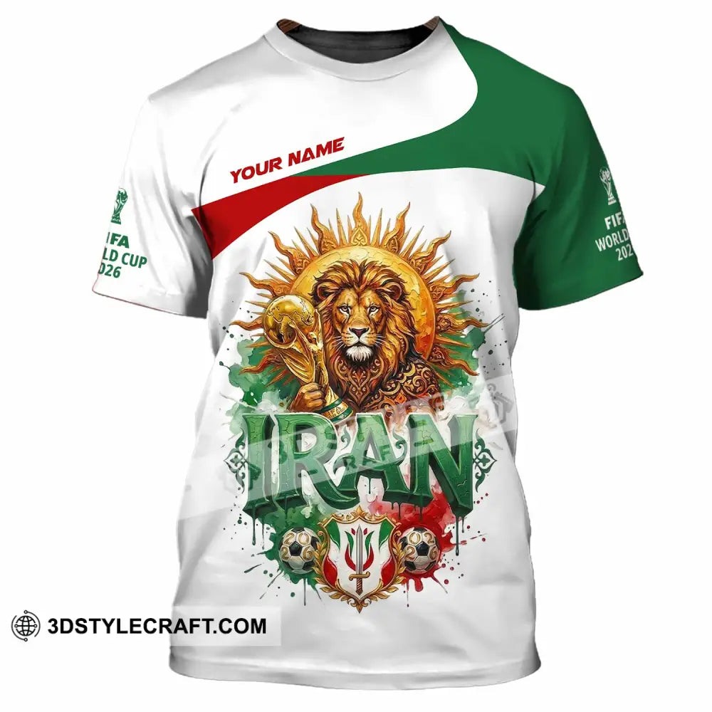 Unisex Shirt - Custom Iran World Cup 2026 3D Shirt - T-Shirt / S - T-shirt