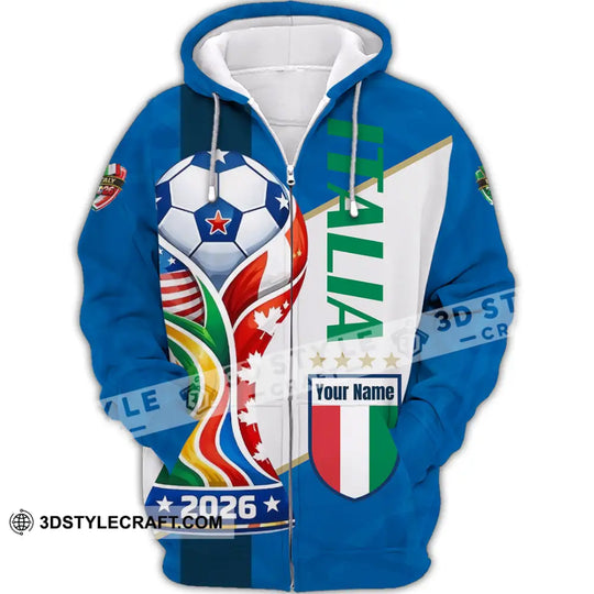 Unisex Shirt - Custom Italy World Cup 2026 Shirt style option 3