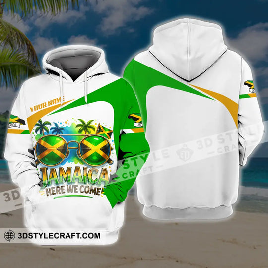 Unisex Shirt - Custom Jamaica Here We Come Shirt style option 3