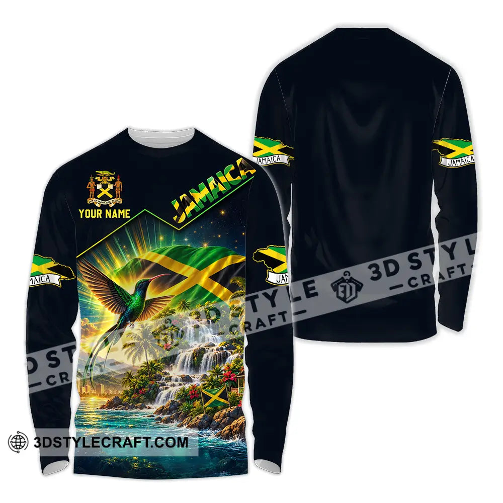 Unisex Shirt - Custom Jamaica Shirt - Long Sleeve Shirt / S - T-shirt