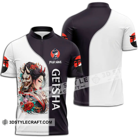 Unisex Shirt - Custom Japan Geisha3D Shirt style option 3