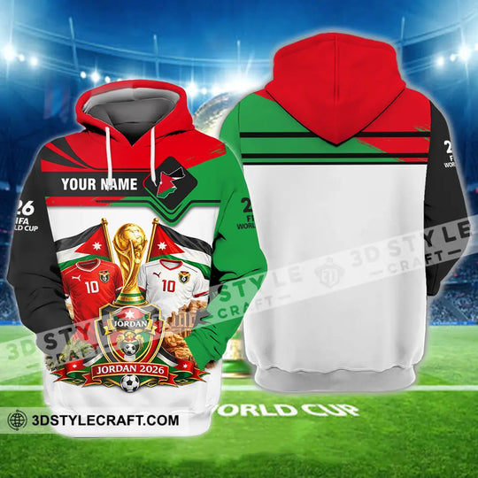 Unisex Shirt - Custom Jordan World Cup 2026 3D Shirt style option 3