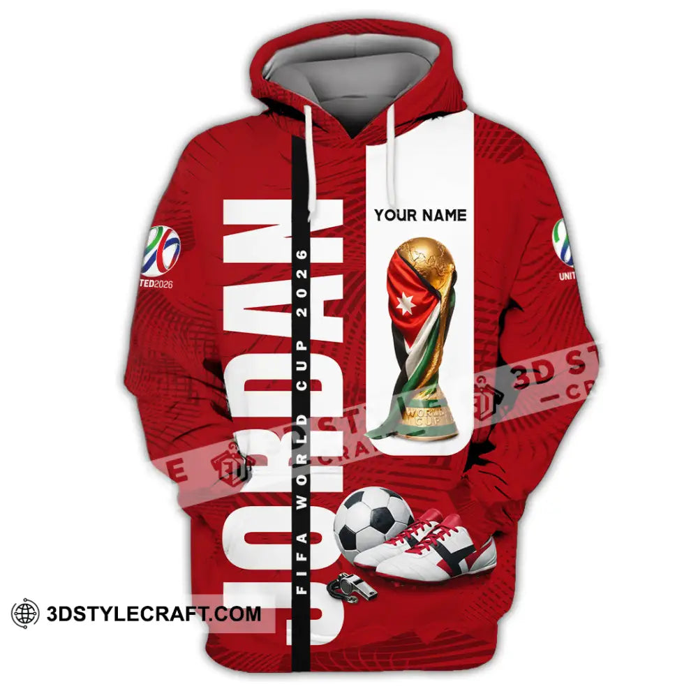 Unisex Shirt - Custom Jordan World Cup 2026 3D Shirt Hoodie / S T-shirt