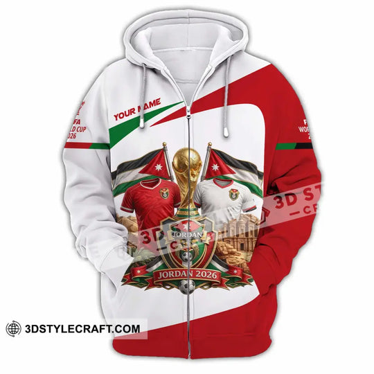 Unisex Shirt - Custom Jordan World Cup 2026 3D Shirt style option 4