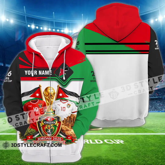 Unisex Shirt - Custom Jordan World Cup 2026 3D Shirt style option 4