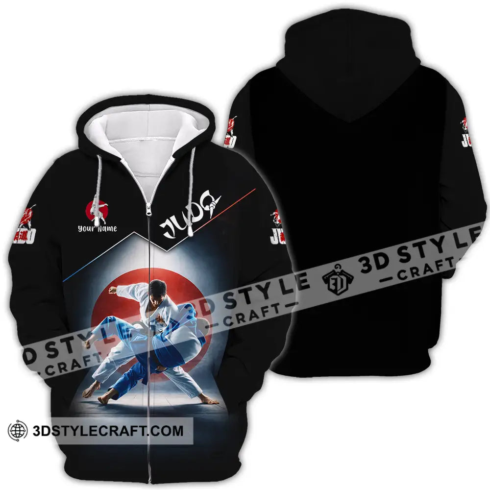 Unisex Shirt - Custom Judo 3D Shirt Zipper Hoodie / S T-shirt