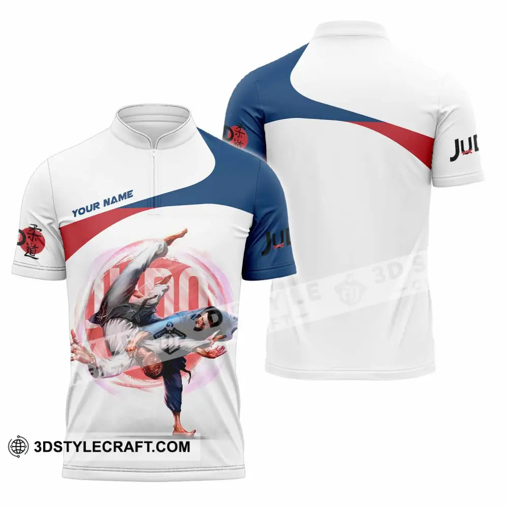 Unisex Shirt - Custom Judo Shirt Zipper Polo Shirt / S T-shirt