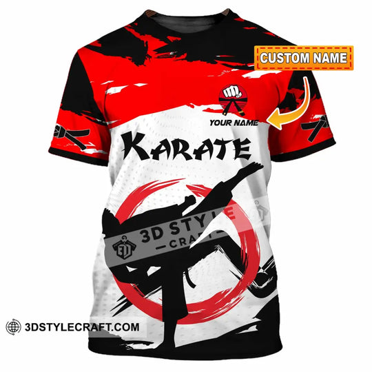Unisex Shirt - Custom Karate 3D Shirt style option 1