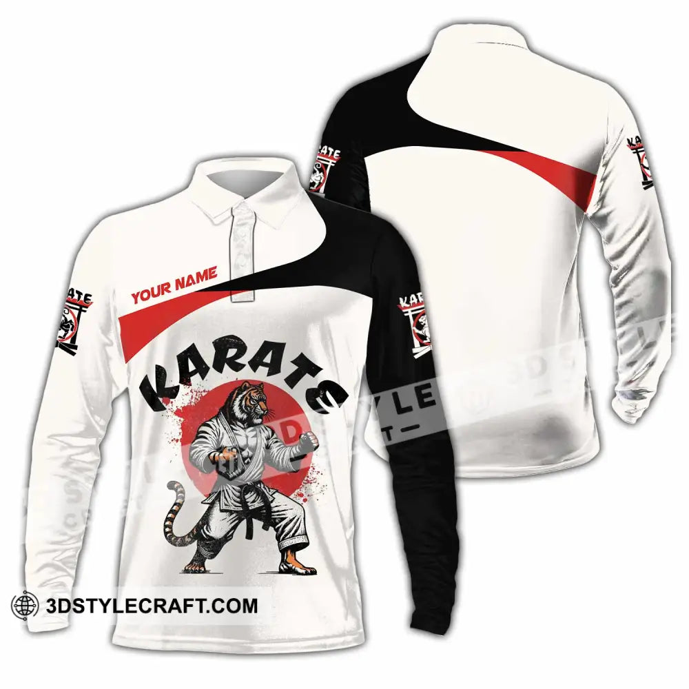 Unisex Shirt - Custom Karate Shirt Long Sleeve Polo / S T-shirt