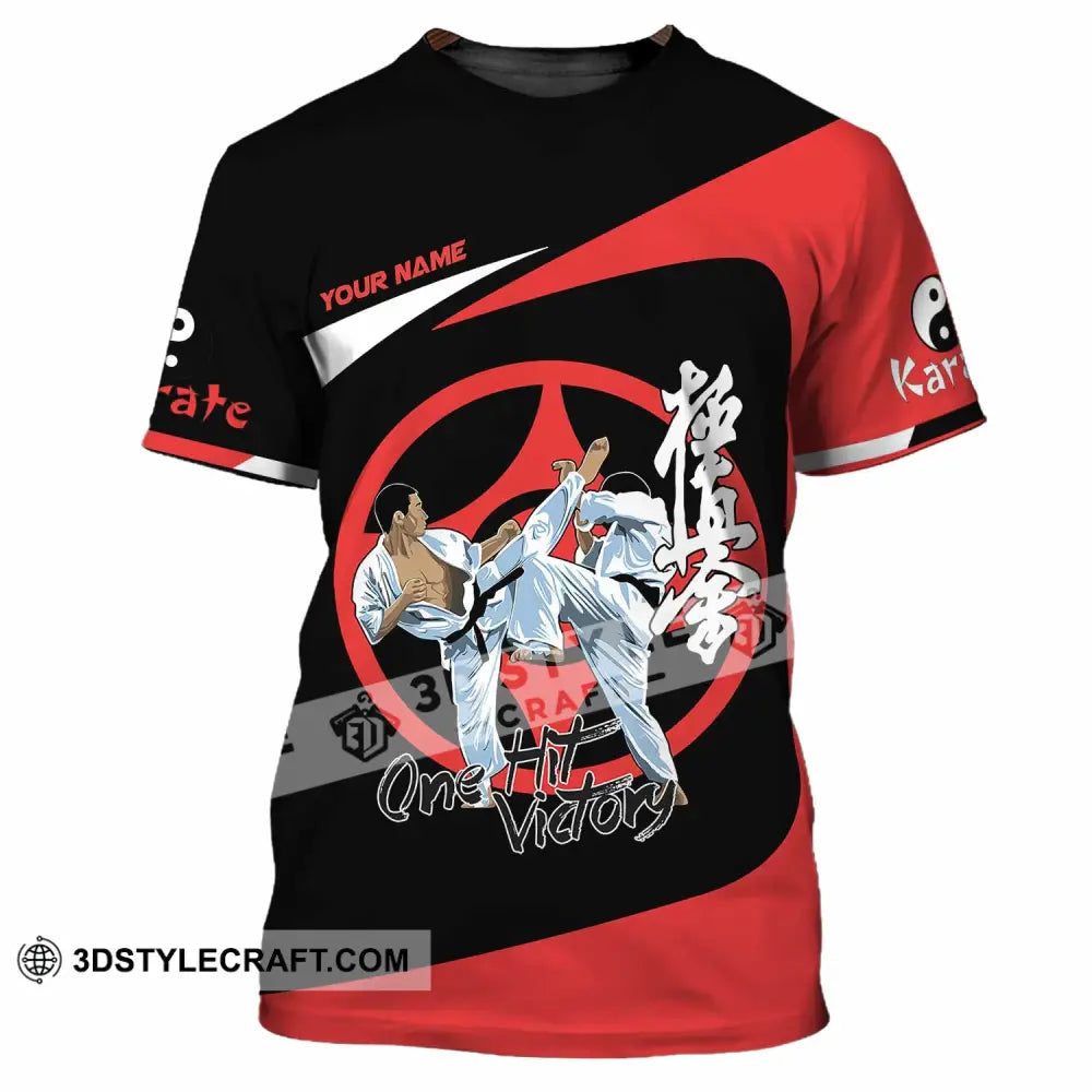 Unisex Shirt - Custom Karate One Hit Victory Shirt T-Shirt / S T-shirt