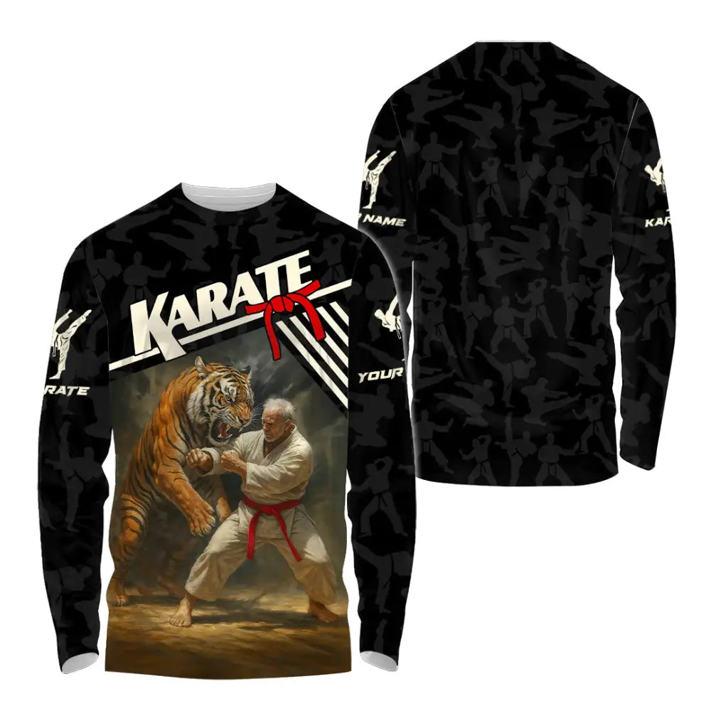 Unisex Shirt - Custom Karate Sport Shirt Long Sleeve Shirt / S T-shirt