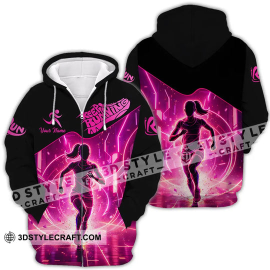 Unisex Shirt - Custom Keep Running 3D Shirt style option 4