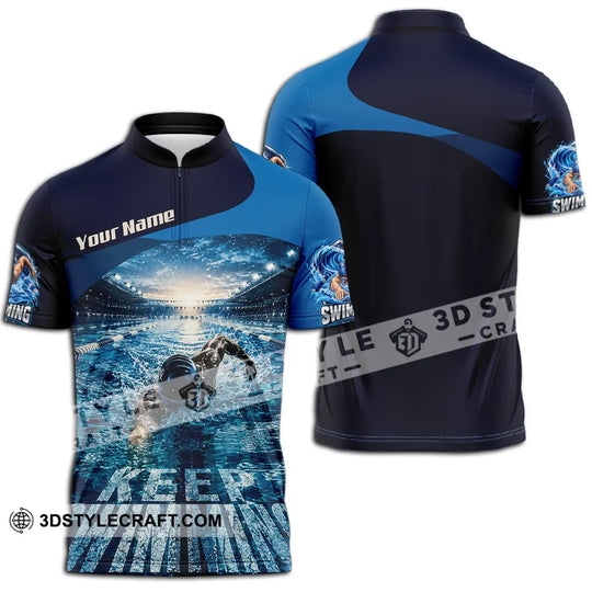 Unisex Shirt - Custom Keep Swimming Shirt style option 2
